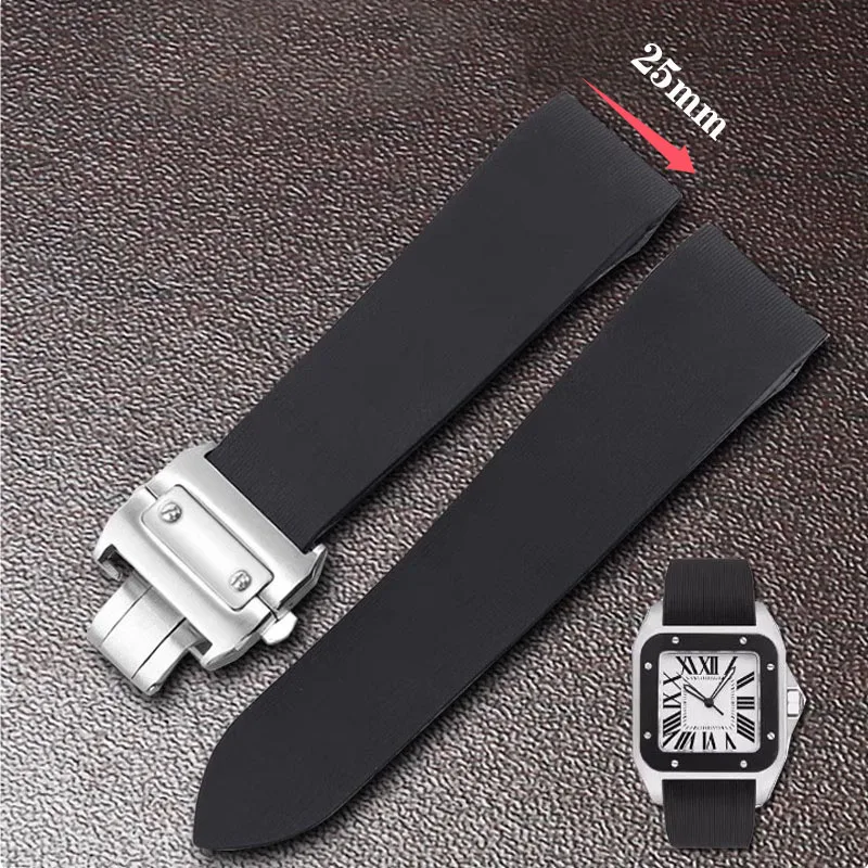 Cartier Watch Santos - Cartier Santos 100W için 2020007 Su