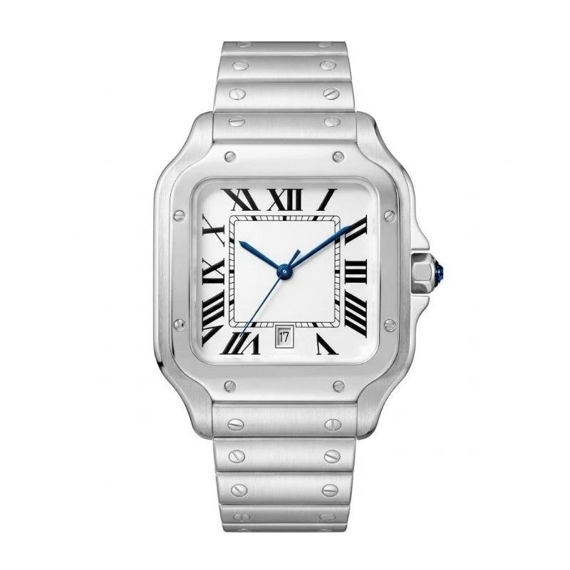 Yeni Lüks Erkek Kuvars Saat Kl - Cartier Watch Santos incelemesi ve fiyatı