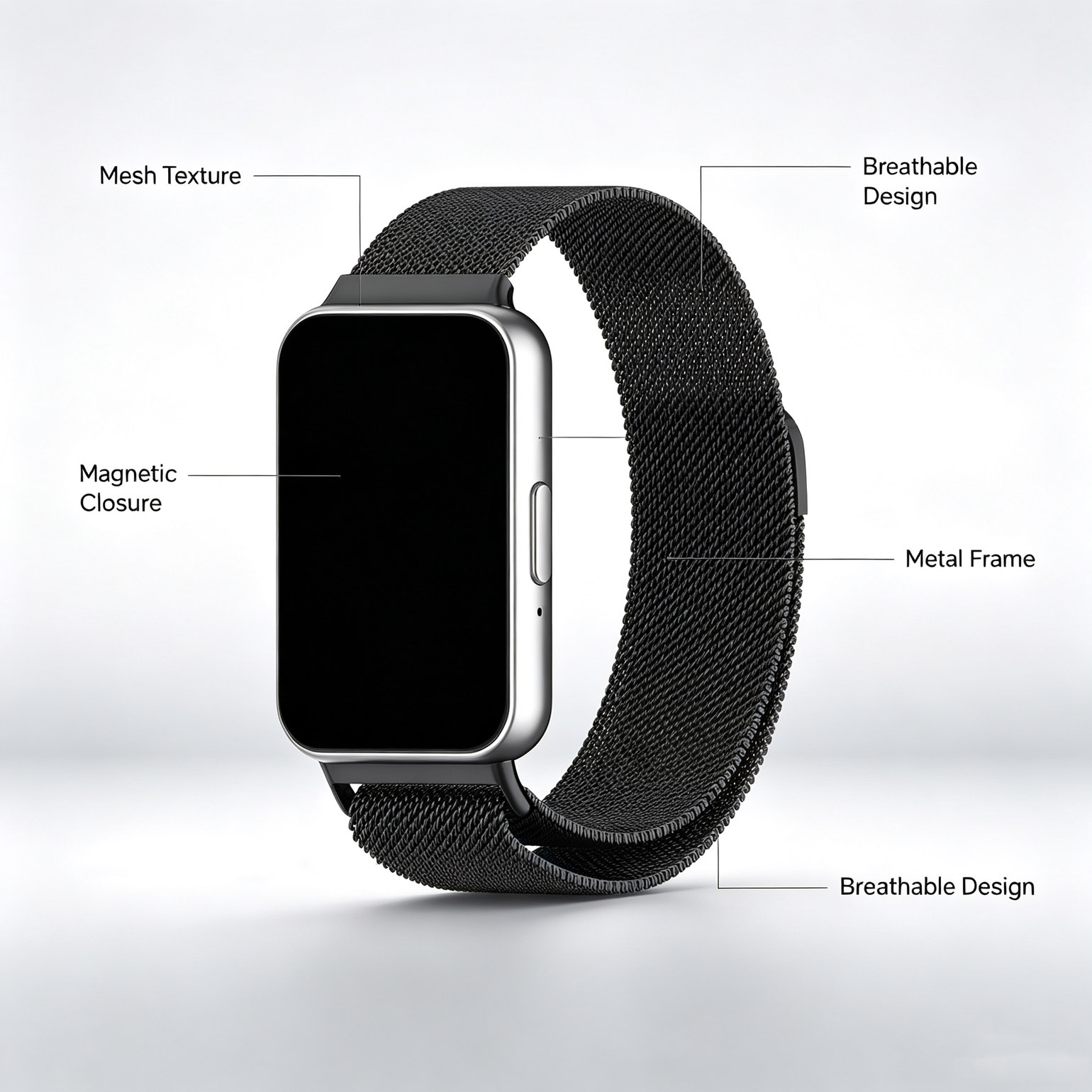 Samsung Galaxy Watch Fit 3 içi - Milanese Loop Magnetic incelemesi ve fiyatı