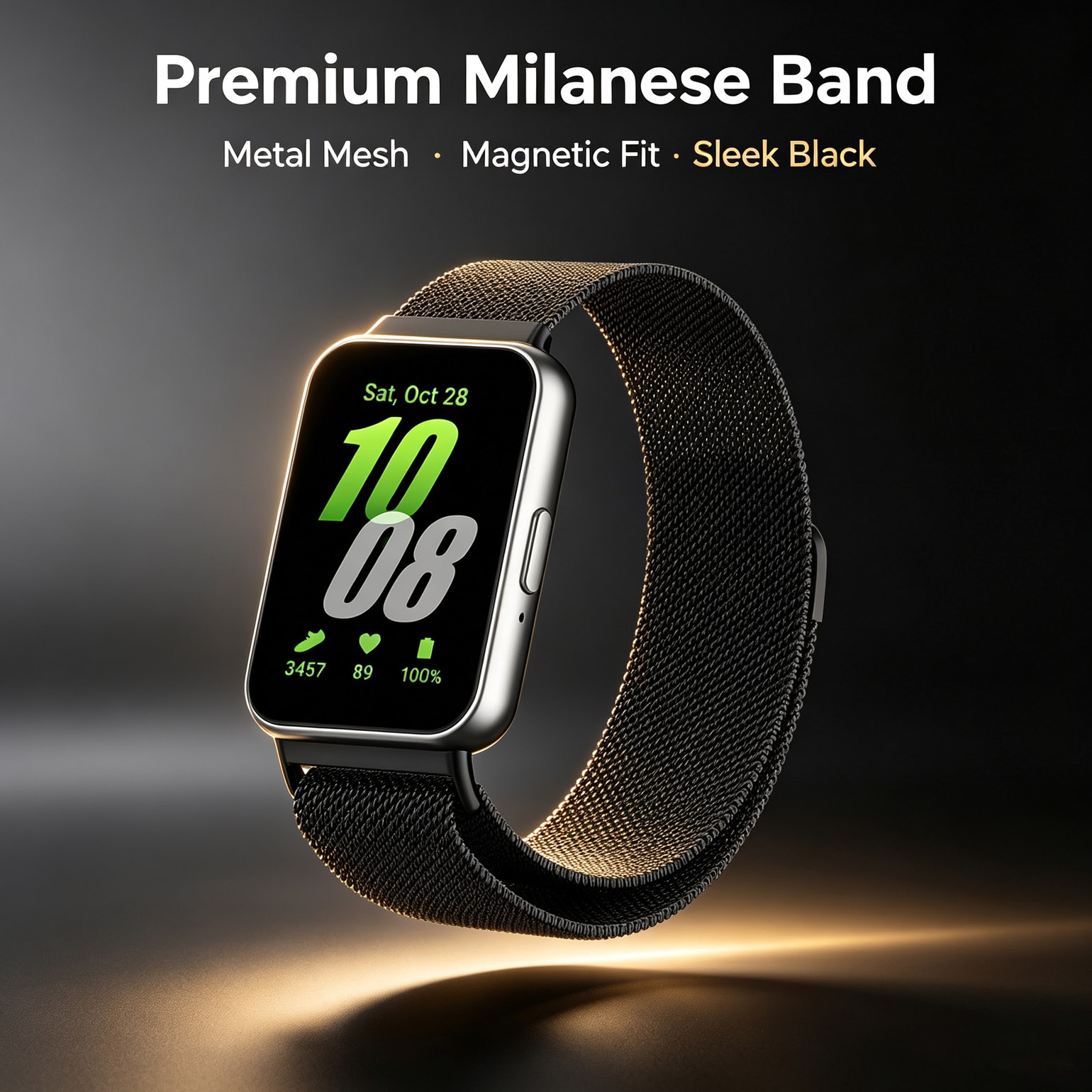 Samsung Galaxy Watch Fit 3 içi - Milanese Loop Magnetic incelemesi ve fiyatı