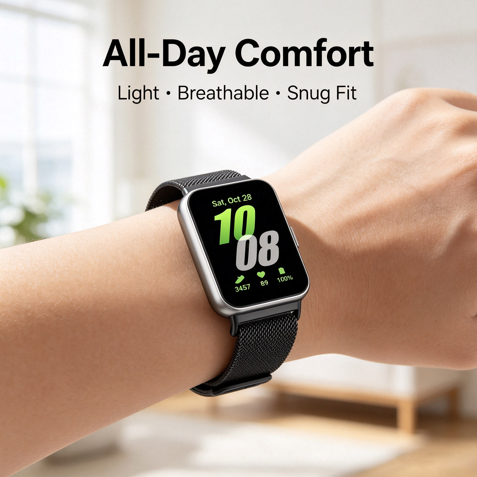 Samsung Galaxy Watch Fit 3 içi - Milanese Loop Magnetic incelemesi ve fiyatı