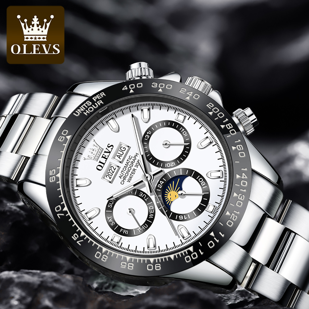 OLEVS 6654 Lüks Erkek Saat Chr - Omega Watch Seamaster incelemesi ve fiyatı