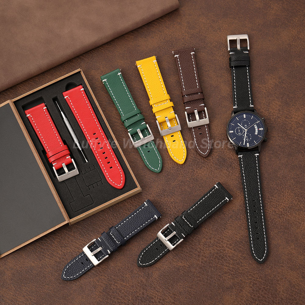 Çift Taraflı Litchi Doku Kayış - Leather Strap Quick Release incelemesi ve fiyatı