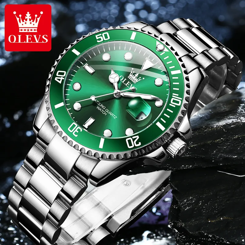 OLEVS Orijinal Quartz saat Erk - Rolex Watch Datejust incelemesi ve fiyatı