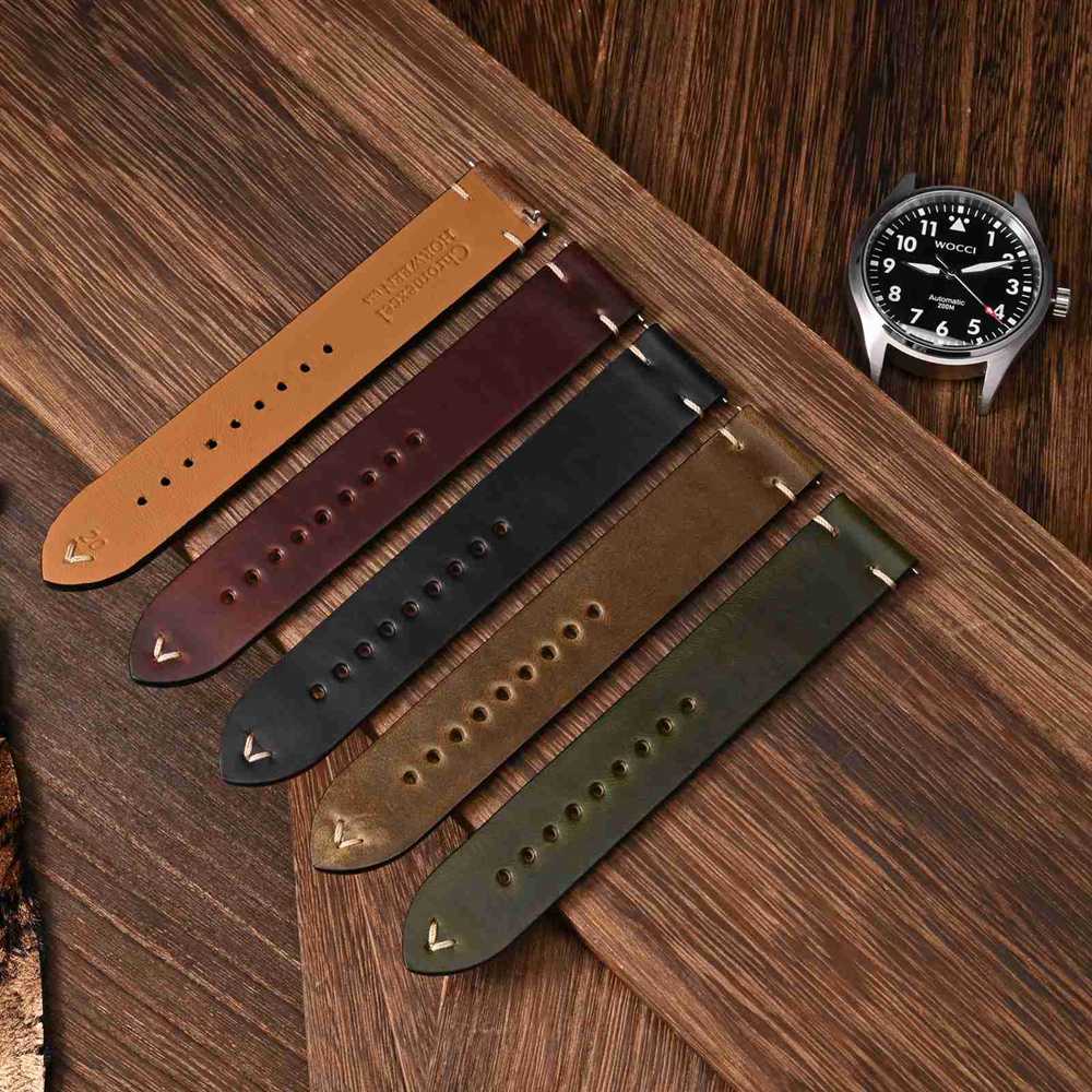 WOCCI yağ mumu deri saat kayış - Leather Strap Quick Release incelemesi ve fiyatı