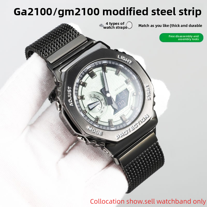 Casio GSHOCK GA-2100 GA-2110 G - Mesh Strap Metal incelemesi ve fiyatı